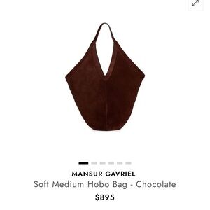 Mansur Gavriel Rich Brown Hobo Bag